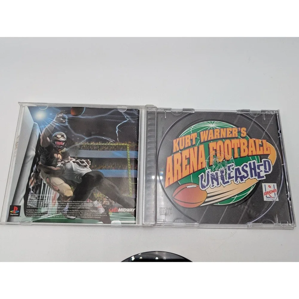 Kurt Warner's Arena Football Unleashed: (Sony PlayStation 1, 2000) CIB TESTED